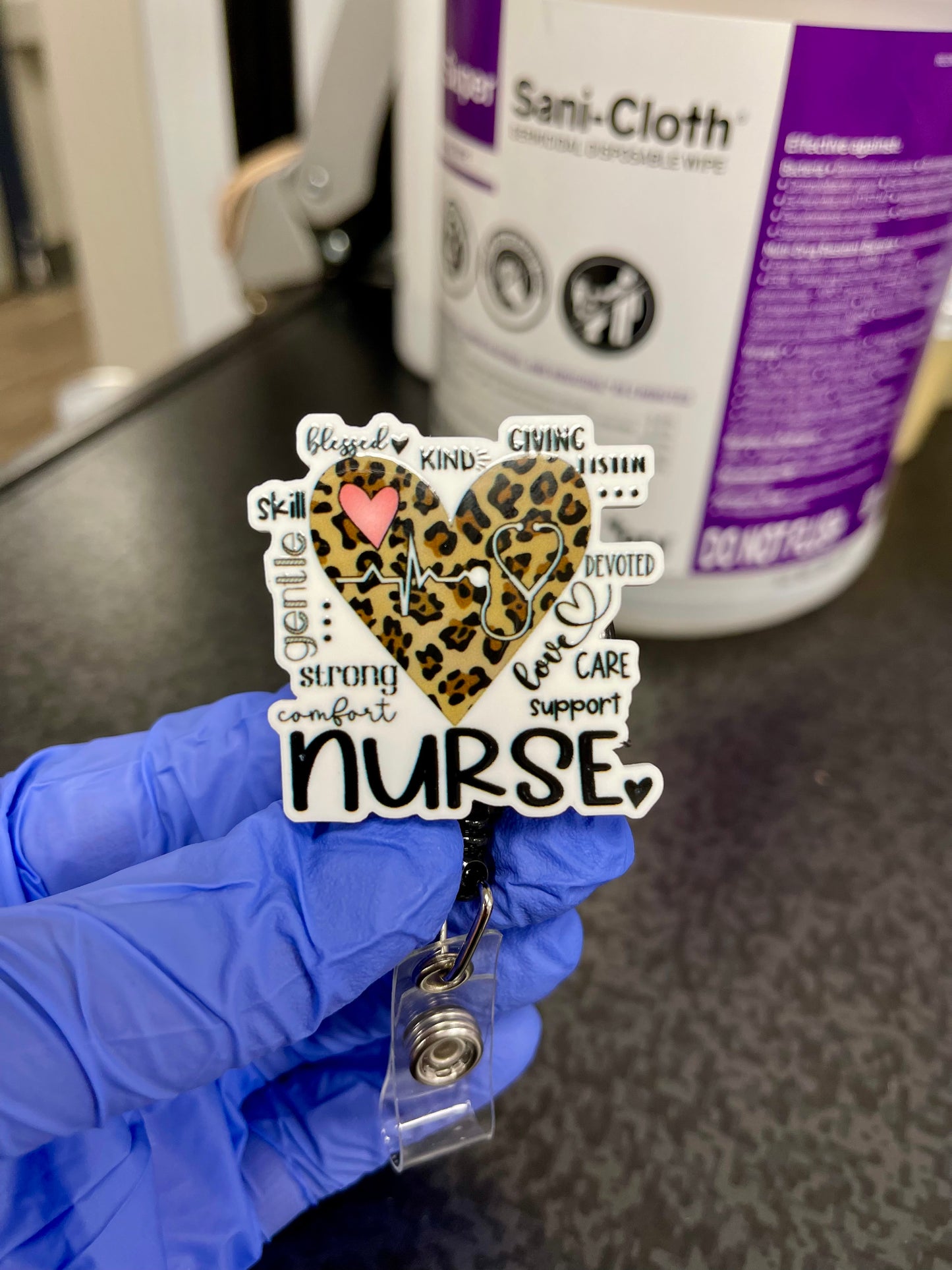 Cheetah Print Nurse